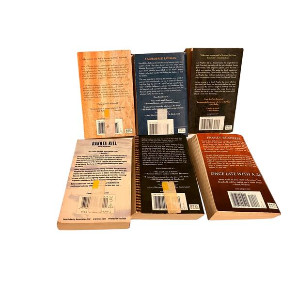 PETER BRANDVOLD Western Books Lot of (6), Action, VTG, Collectible, Paperback - Picture 2 of 9